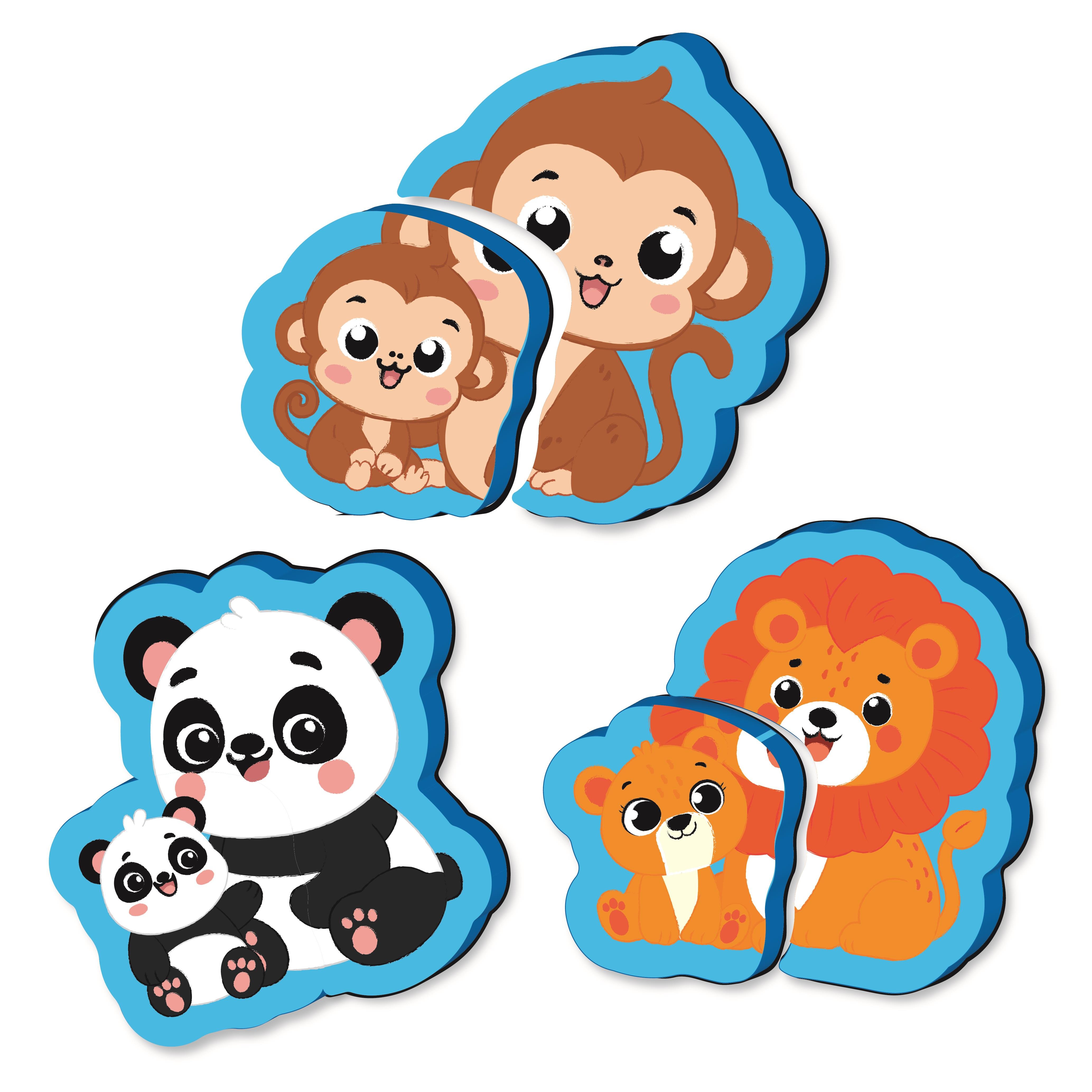6-16%20Ay%20İlk%20Pofidik%20Magnet%20Puzzle%20-%20Orman%20Hayvanları